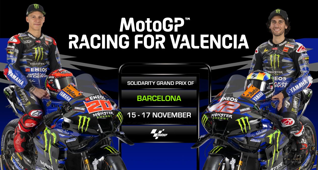 Monster Energy Yamaha MotoGP To Give It Their All in 2024 Solidarity GP Season Finale