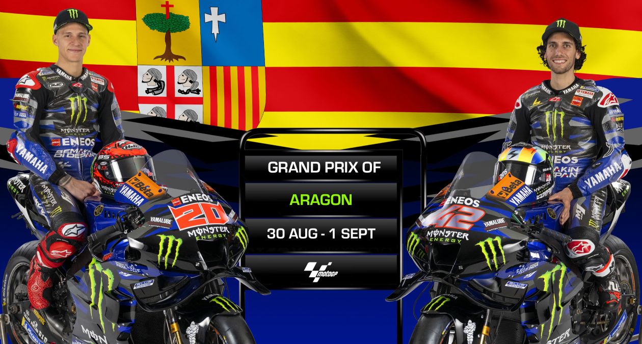 Monster Energy Yamaha MotoGP Travel to Aragon for Round 12